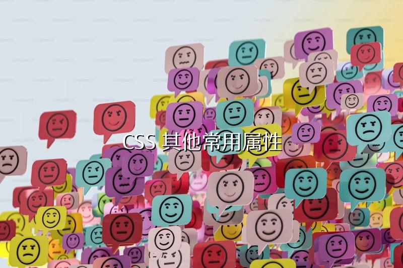 CSS 其他常用属性